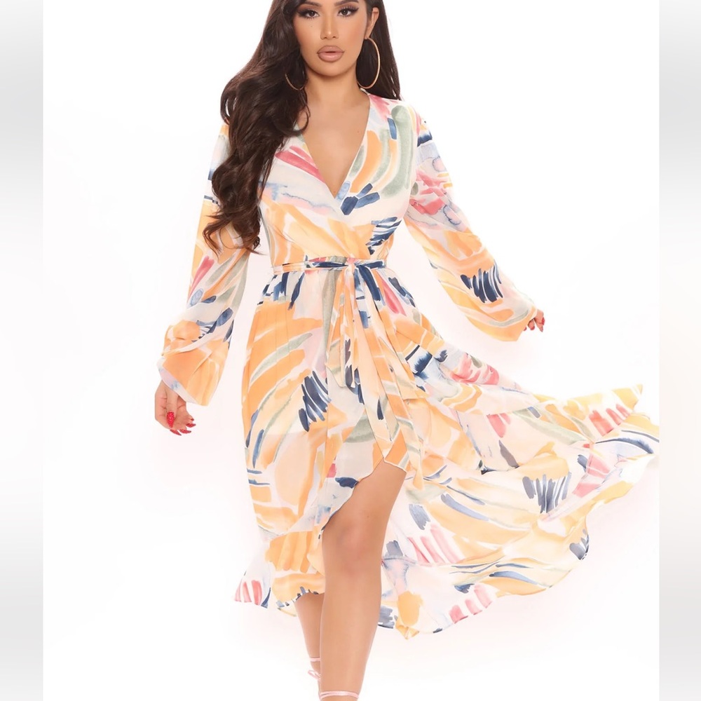 Fashionnova Nadine long sleeve midi